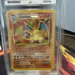 1999 Pokemon TCG Charizard Base Set Holo Rare Card 4/102 Ace 4 VG - Image 3