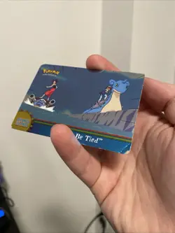 TOPPS POKEMON SERIES FIT TO BE TIED FOIL CARD TV ANIMATION Lapras and Blastoise - Image 4