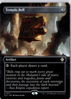 Temple Bell (Borderless) Commander: the Lost Caverns of Ixalan Regular NM R 0117 - Image 1