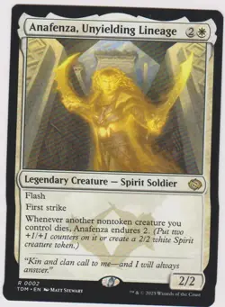 ANAFENZA, UNYELDING LINEAGE X1 RARE MTG MAGIC N-MINT TARKIR ; DRAGONSTORM KI - Image 1