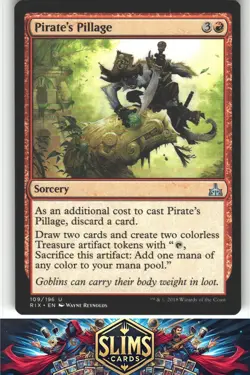 Pirate's Pillage - Rivals of Ixalan - MTG - Uncommon - #109 - NM - Image 1