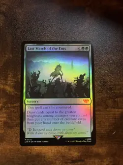MTG FOIL Last March of the Ents - The Lord of the Rings #172 - Image 1