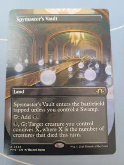 Spymaster's Vault Borderless Extended Art Modern Horizons 3 MH3 358 MTG Magic LP - Image 1