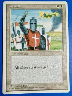 1 BANNED MTG Magic The Gathering Crusades | Fourth Edition 4ED | NM - Image 1