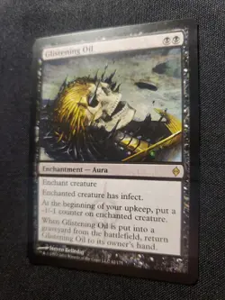 Glistening Oil New Phyrexia NM Magic The Gathering MTG Tcg - Image 2
