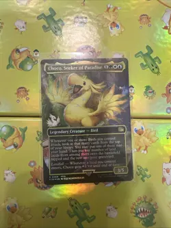 Choco, Seeker of Paradise (Borderless) (Chocobo Track Foil) Final Fantasy Foil - Image 1