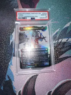 2025 MTG Final Fantasy Terra Magical Adept Artist Borderless FOIL 0323 PSA 10 - Image 1