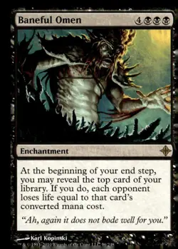 Rise of the Eldrazi #96 Baneful Omen - Image 1