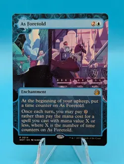 Magic the Gathering | As Foretold | Non Foil Showcase | NM/LP - Image 1