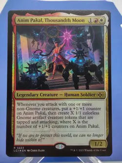 MTG Foil Anim Pakal, Thousandth Moon NM Lost Caverns Of Ixalan # 0223 - Image 1