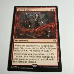 Uncivil Unrest [March of the Machine Commander] Magic MTG - NM - Image 1