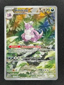 Nidoking 174 Pokemon 151 MEW 2023 NM 🔥🔥🔥 - Image 1