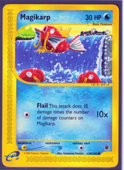 VINTAGE 2002 POKEMON MAGIKARP 118/165 EXPEDITION (e-Reader) REGULAR NM/LP - Image 1