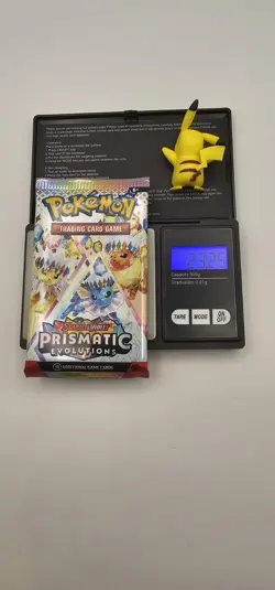 Prismatic Evolutions (23.25g) VERY HEAVY Sealed Booster Pack Pokemon TCG - Image 1