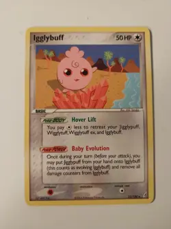 2006 Igglybuff - 21/100 EX Crystal Guardians Non-Holo Rare Pokemon - LP - Image 1