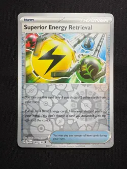 Superior Energy Retrieval 189/193 Reverse LP-NM - Pokemon TCG Paldea Evolved PAL - Image 1