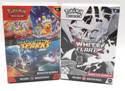 Pokemon Scarlet & Violet White Flare & Surging Sparks Booster Bundles SEALED NEW - Image 1