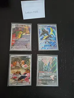 Pokemon Mega Evolution Illust Rare Bundle Gumshoos Spearow Inteleon Clawtizer NM - Image 1