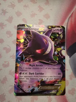 Pokemon TCG Gengar EX 34/119 Ultra Rare Holo, XY - Phantom Forces LP/MP - Image 1