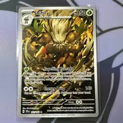 Pokemon TCG Shiftry 163/162 Temporal Forces Illustration Rare - Image 1