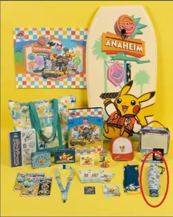 Pokemon Worlds 2025 Varsity Pikachu Playmat & Bag - Anaheim Exclusive - NEW - Image 5