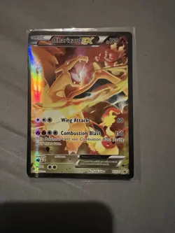 Pokemon TCG Charizard EX XY121 Holographic full art Black Star Promo 2016 LP - Image 1