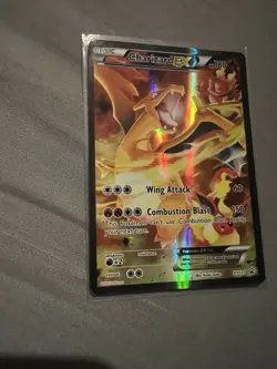 Pokemon TCG Charizard EX XY121 Holographic full art Black Star Promo 2016 LP - Image 4