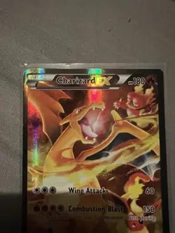 Pokemon TCG Charizard EX XY121 Holographic full art Black Star Promo 2016 LP - Image 5