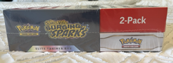Pokemon Surging Sparks ETB + Booster Bundle 2-Pack Costco SEALED - Image 3