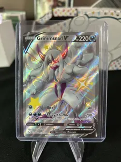 Pokemon TCG Grimmsnarl V Shining Fates SV116/SV122 Holo Shiny Holo - Pack Fresh - Image 1