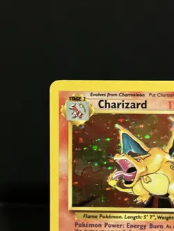 Pokemon TCG Charizard Base Set 4/102 Holo Unlimited Holo Rare LP - Image 3