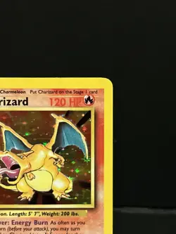 Pokemon TCG Charizard Base Set 4/102 Holo Unlimited Holo Rare LP - Image 4