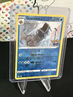 Gyarados - 022/078 - Reverse Holo Rare Pokemon GO - Top Loaded - Pack Fresh New - Image 4