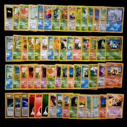 60x Pokemon Karten WOTC POOR Sammlung gemischt div. Set TCG non Holo /Y74 - Image 2