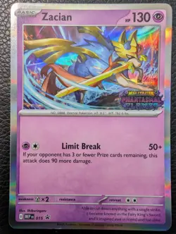 Zacian - MEP015 Black Star Promo (Pokemon) Phantasmal Flames Prerelease Promo - Image 1