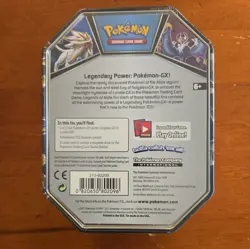 Pokemon TCG Tin- Alola Solgaleo GX Factory Sealed 2017 Sun & Moon Series - Image 2