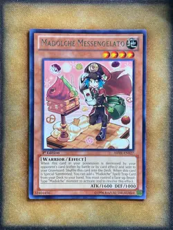 Yugioh Madolche Messengelato ABYR-EN027 Rare 1st Ed NM - Image 1