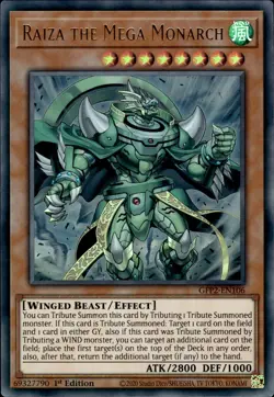 Raiza The Mega Monarch - Ultra Rare 1st Edition GFP2-EN106 - NM - YuGiOh - Image 1
