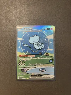 Pokemon TCG Bubble Mew EX Paldean Fates Special Illustration Rare Card 232/091 - Image 1