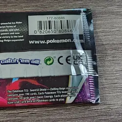 Pokemon TCG Sword & Shield Chilling Reign Sleeved Booster Pack 10 Cards New 820650828478 - Image 4
