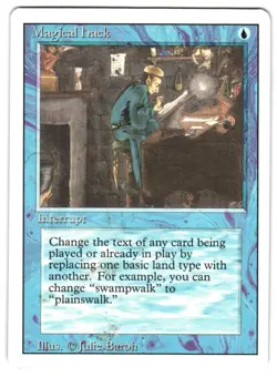 MTG Magical Hack Revised 3ED Rare Vintage Interrupt Change Card Text Unplayed NM - Image 1