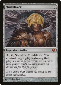 Mindslaver Scars of Mirrodin HEAVILY PLD Artifact Mythic Rare MTG CARD ABUGames - Image 1