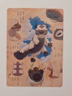 Appa, Steadfast Guardian Gold Stamped Art Card - 32/54 Avatar Art Series - Image 1