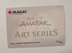 Appa, Steadfast Guardian Gold Stamped Art Card - 32/54 Avatar Art Series - Image 2