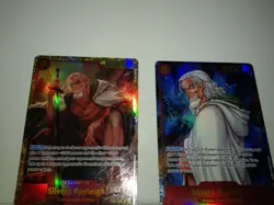 One Piece Silvers Rayleigh OP08-118 SEC and OP08-118 SEC* NM (2 cards) - Image 4