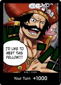 DON!! Card (Alternate Art) DON!! One Piece CCG Carrying On His Will (OP-13) NM - Image 1
