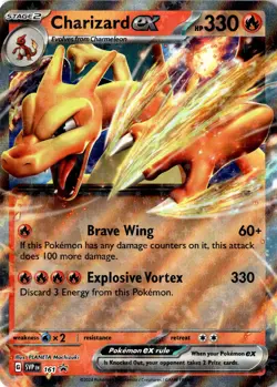 Charizard ex #161 Promo Pokemon TCG SV: Scarlet & Violet Promo Cards NM - Image 1