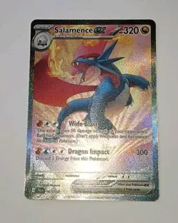 Pokemon SALAMENCE EX 187/159 Journey Together Special Illustration Rare NM+ Card - Image 2