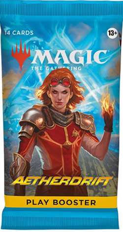 Aetherdrift Box Topper & 2 Play boosters w/Preacher of/t Schism Store Champ Card - Image 2