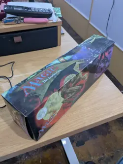 T1 1998 Magic the Gathering Card Box w/ Minor Dmg Djinn - Image 1
